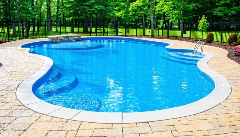 Inground pool installation by Sunrise Pools Inc. Inground pool installation by Sunrise Pools Inc.
